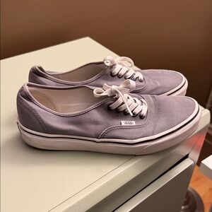 Vans Men's Gray Canvas Sneakers